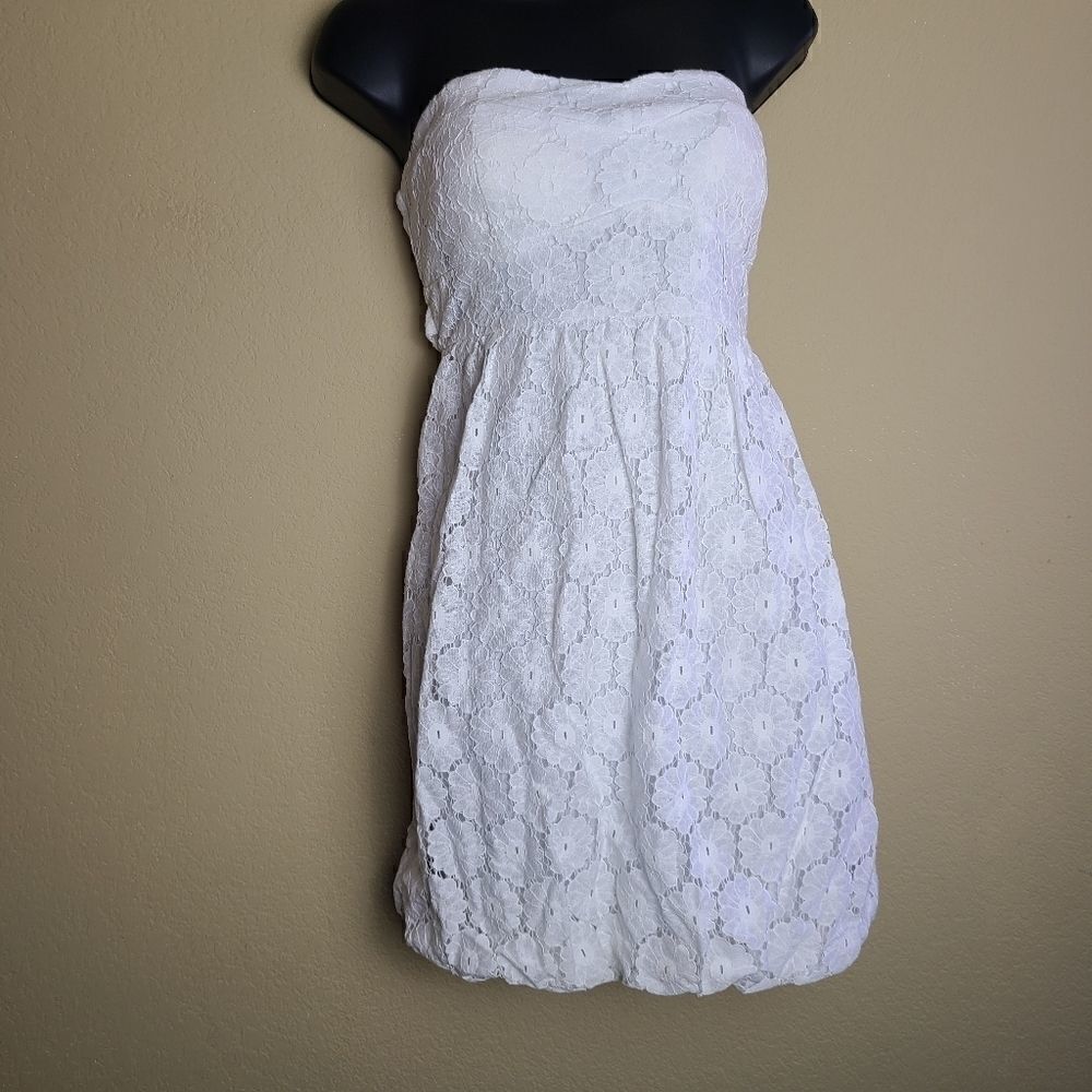 NWT Lovely Day Lace Strapless Dress